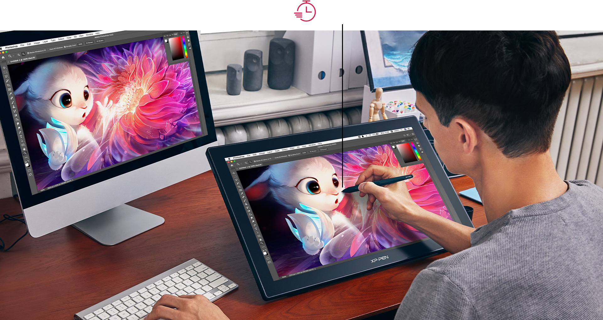Display Interativo XPPen Artist 22 (2nd Gen) | Mesa