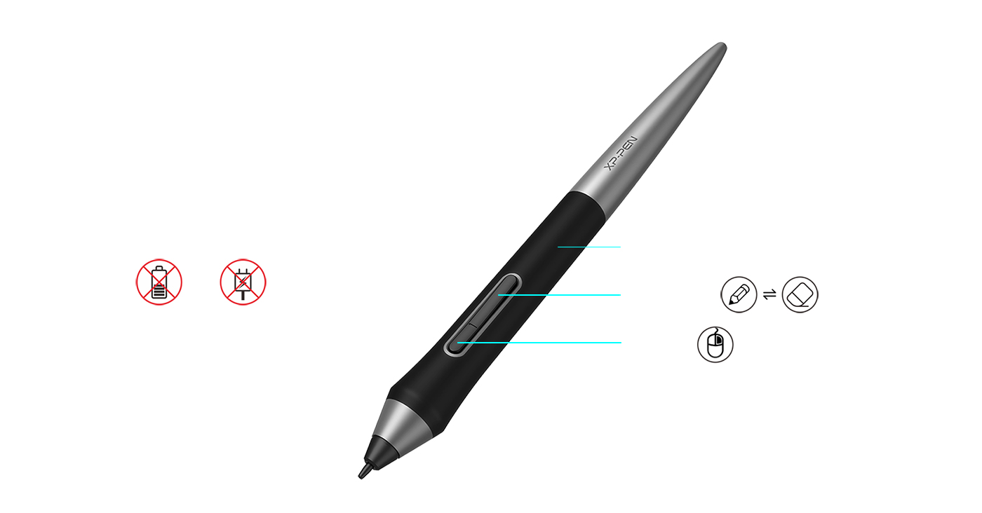 El nuevo lápiz PA1 no tiene batería y Sin necesidad de cargar